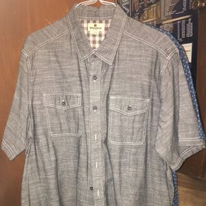 Woolrich brand gray button shirt XXL